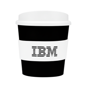 Black Americano Coffee mug (white grip)