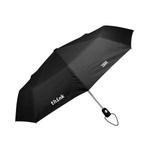 Black Automatic Mini Umbrella - THINK